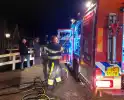 Hoogwerker afstempelen gaat moeizaam bij brand