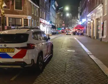 Steekincident in druk uitgaansgebied