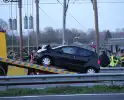 Eenzijdig ongeval veroorzaakt flinke schade