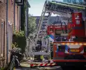 Woningbrand veroorzaakt gaslek en ontruiming
