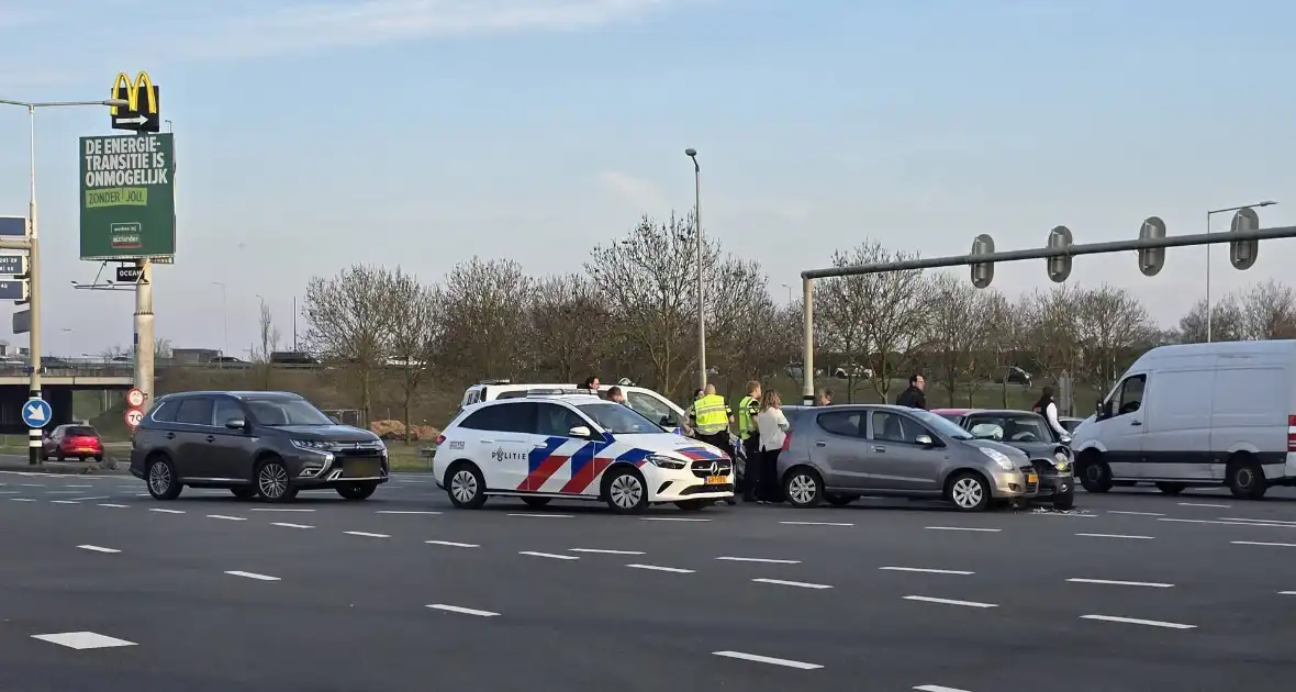 Geen gewonden bij aanrijding