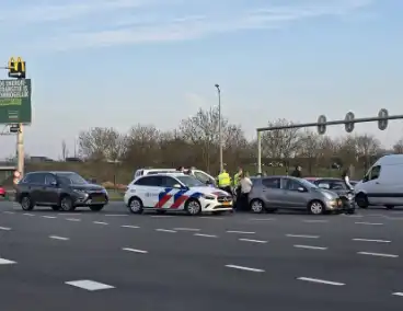 Geen gewonden bij aanrijding