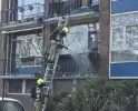 Balkonbrand in woning geblust
