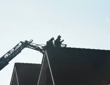 Zolderbrand trekt veel bekijks