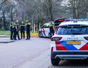 Meerdere politie eenheden aanwezig bij conflict