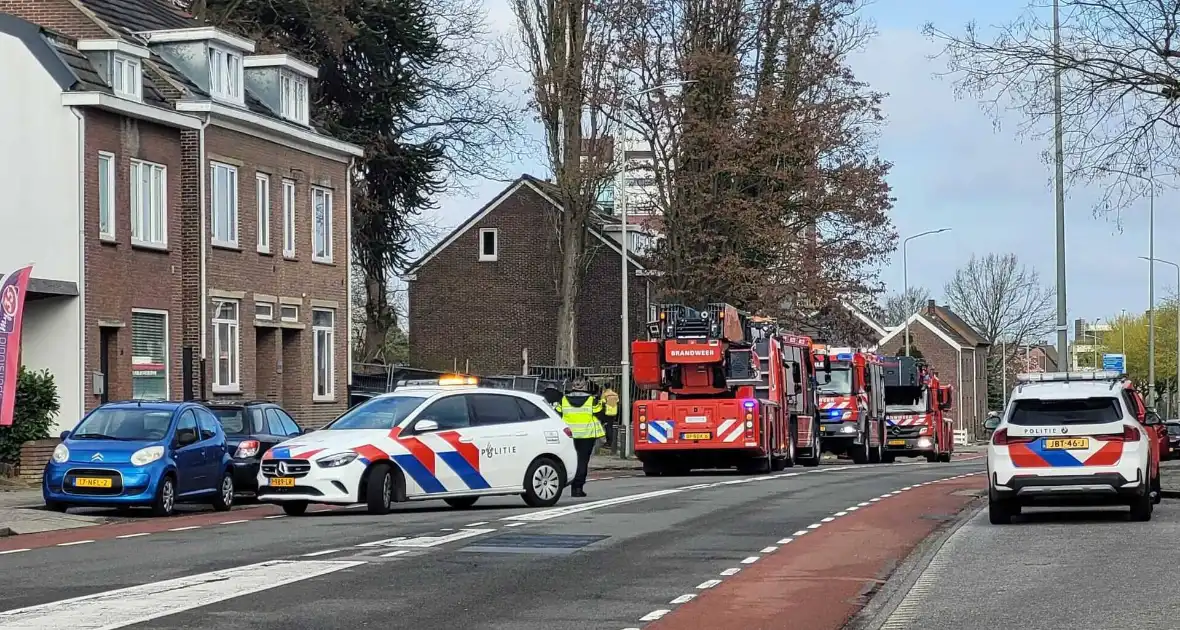 Woningbrand in leegstaand pand