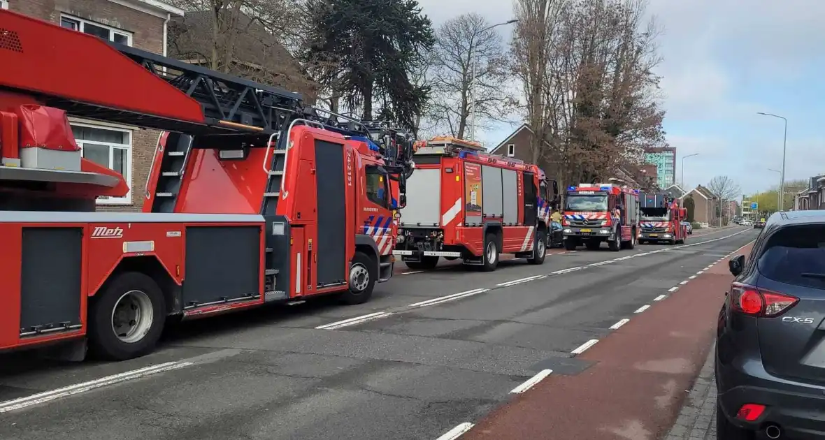 Woningbrand in leegstaand pand - Foto 1