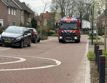 Gaslek in woning leidt tot brandweeractie