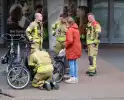 Brandweer knipt slot van fiets