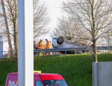 Ongeval leidt tot file op snelweg