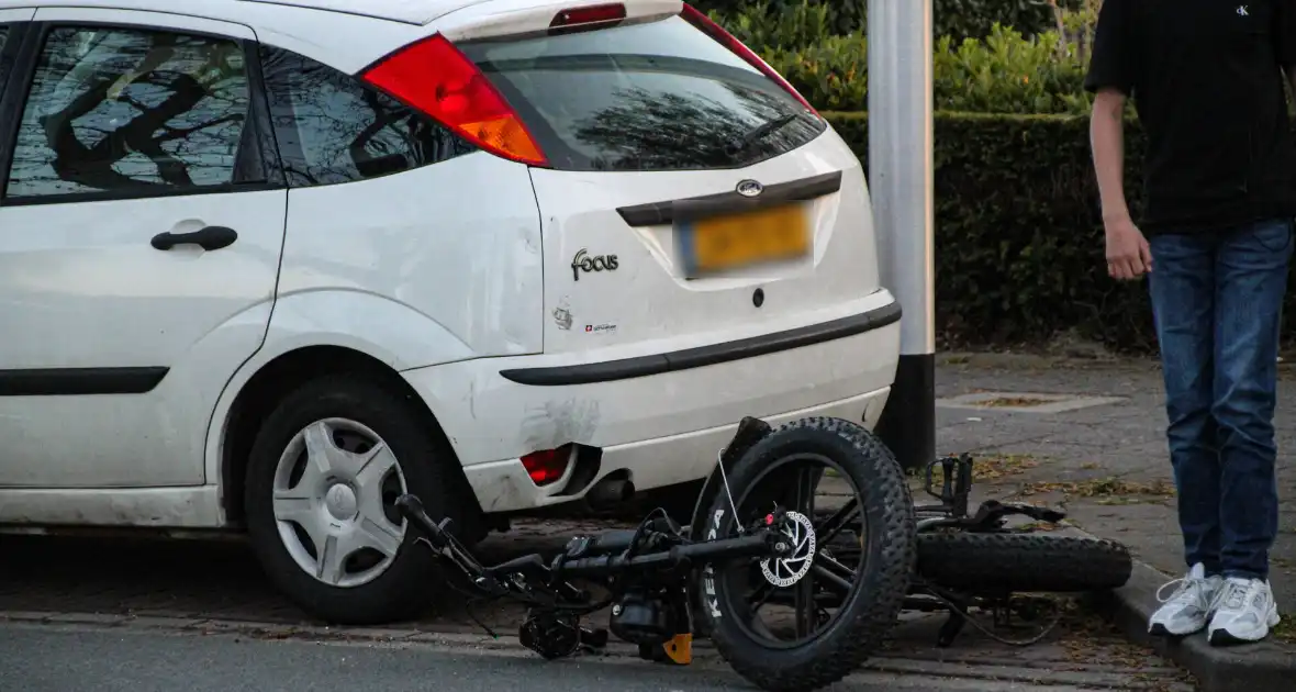 Fatbiker betrokken bij ongeval met auto - Foto 1