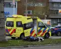 Ongeval tussen motorrijder en ambulance