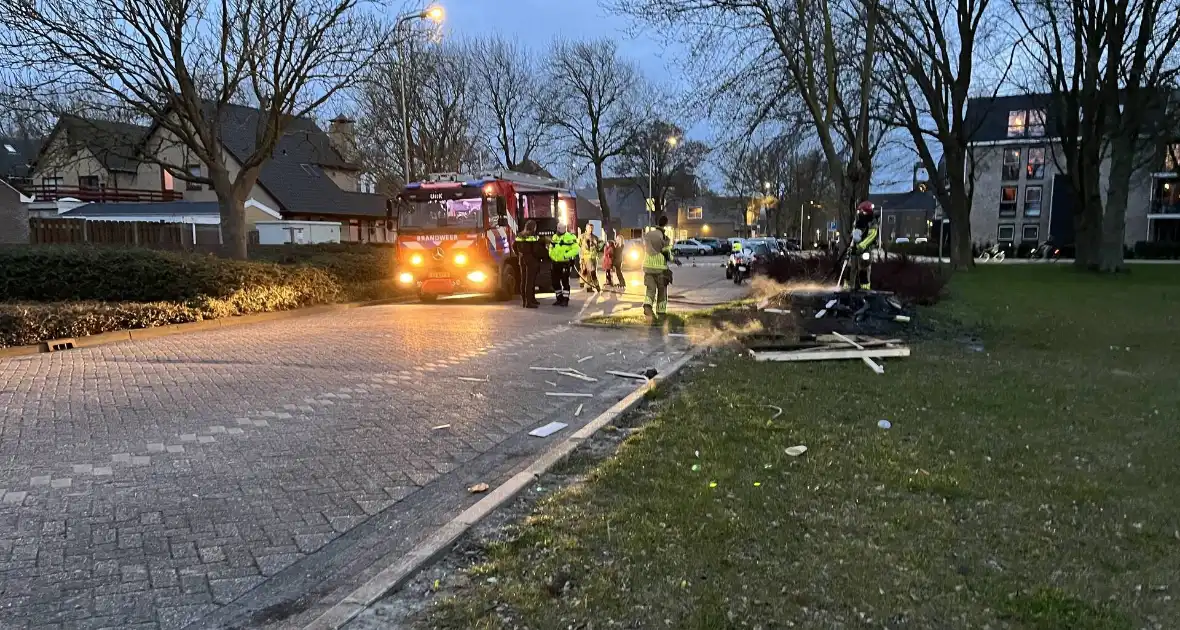 Politie zoekt dader na buitenbrand - Foto 4