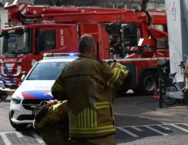 Brand door wasmachine beperkt gebleven