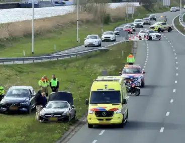 Aanrijding leidt tot afsluiting van de weg