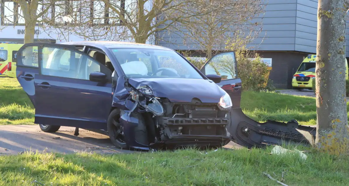 Bestuurder botst tegen boom - Foto 4
