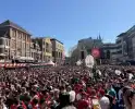 PSV fans verzamelen voor huldiging