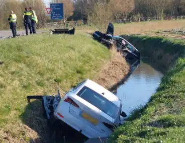Drie gewonden bij auto-ongeluk