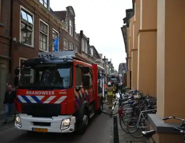 Bluswerkzaamheden na brand in pand