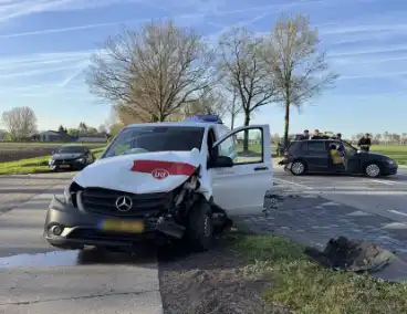 Forse aanrijding veroorzaakt verkeershinder