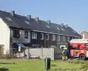 Brand in woning leidt tot opschaling naar grote brand