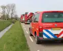 Persoon te water met scootmobiel
