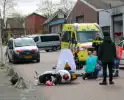 Fiets en scooter betrokken bij ernstig ongeval