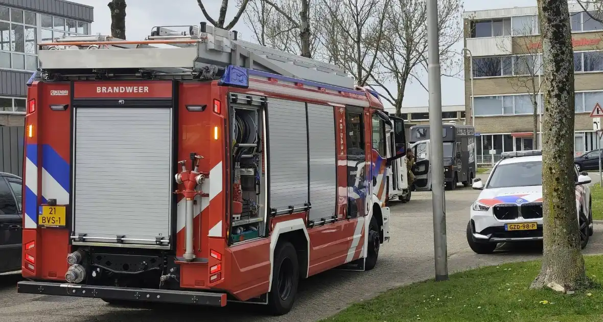 Brand in camper leidt tot ambulance-inzet - Foto 1