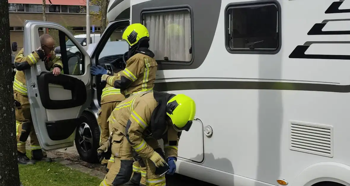 Brand in camper leidt tot ambulance-inzet - Foto 4