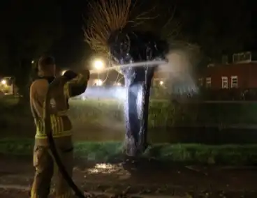 Buitenbrand door brandstichting in Lelystad