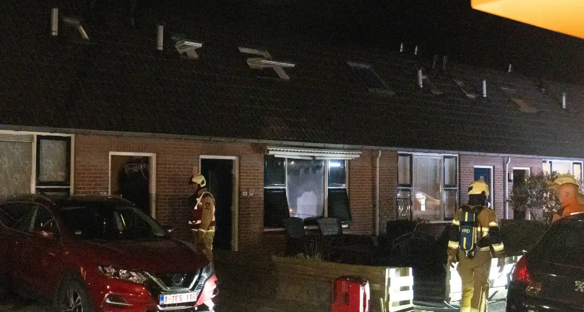 Flinke rookontwikkeling bij woningbrand Assen
