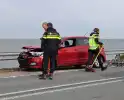 Kopstaartbotsing veroorzaakt schade aan voertuigen