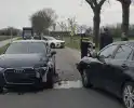 Weg afgesloten na aanrijding
