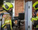 Brandweer ingezet na steekvlam in gas barbecue