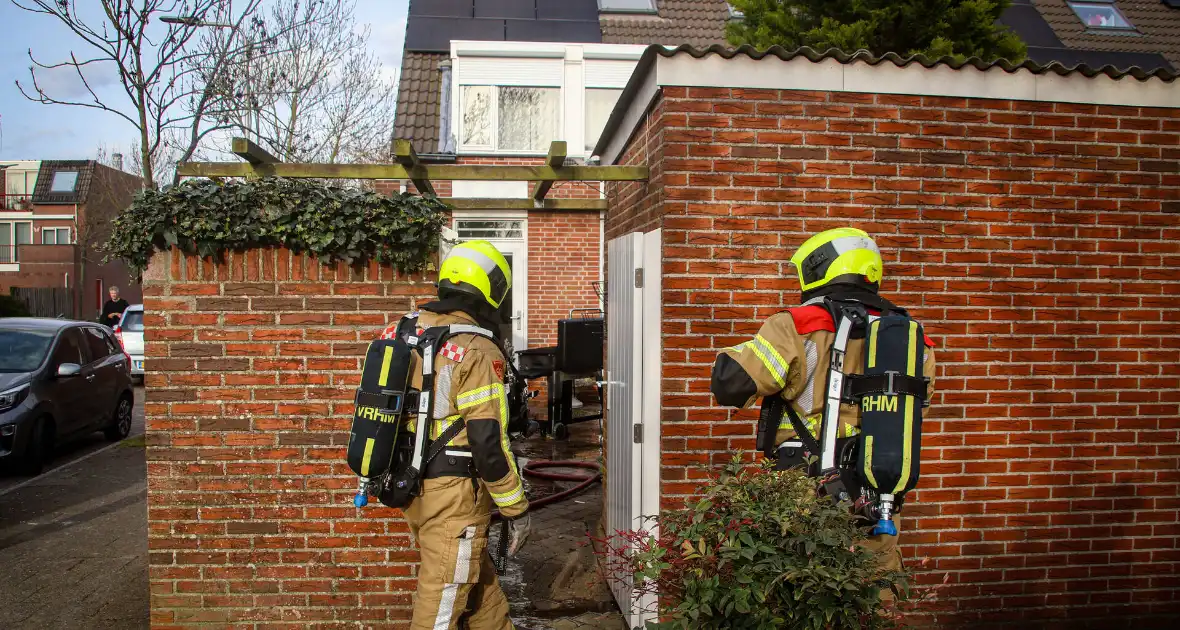 Brandweer ingezet na steekvlam in gas barbecue - Foto 1