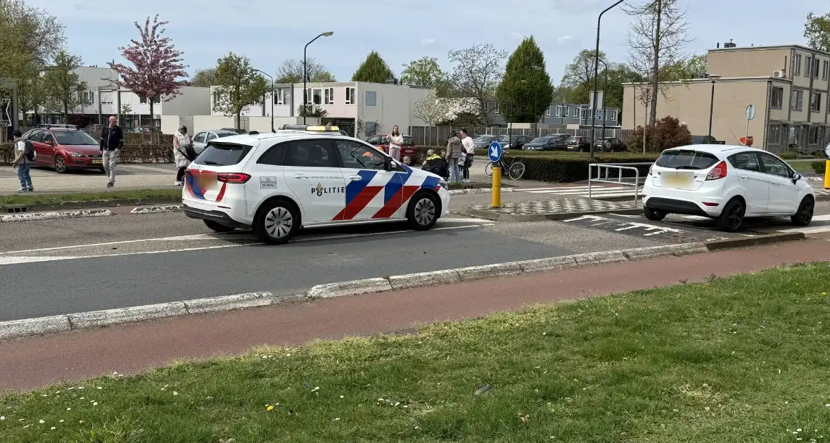 Fietsers komen met elkaar in botsing