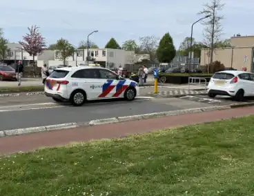 Fietsers komen met elkaar in botsing