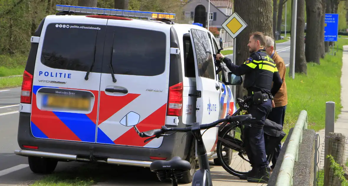 Fietser raakt gewond bij eenzijdig ongeval