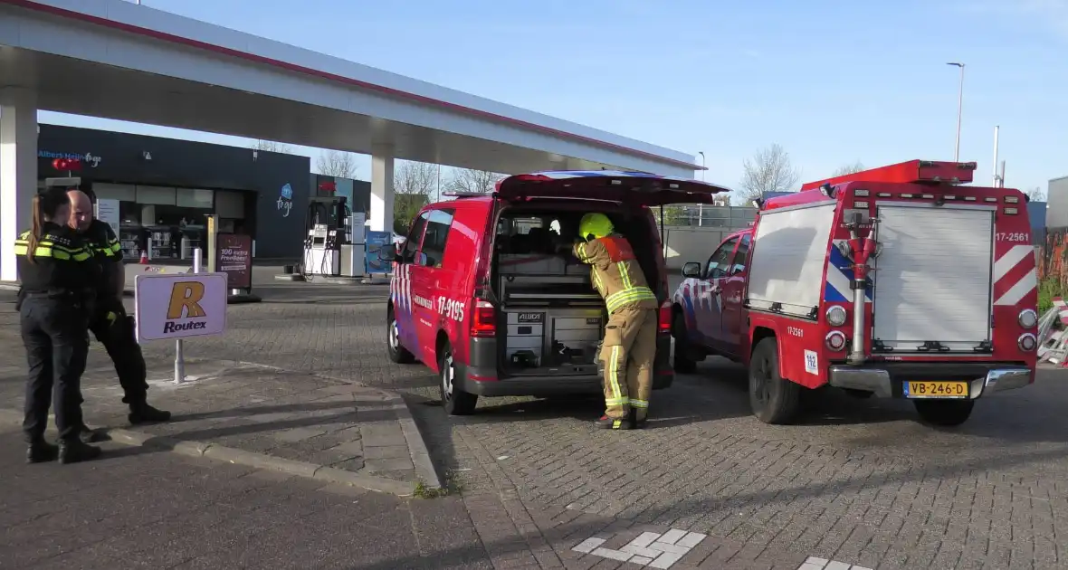Gaslekkage bij vernieuwd tankstation