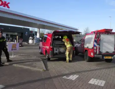 Gaslekkage bij vernieuwd tankstation