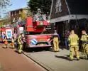 Brandweer redt neilganzen uit schoorsteen