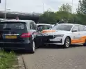 Aanrijding tussen twee auto's zonder gewonden