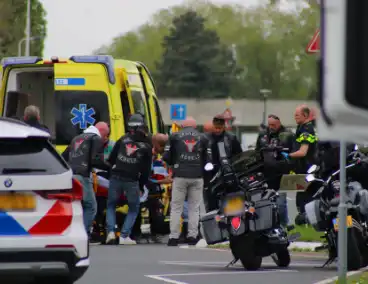 Motorrijder met spoed naar ziekenhuis na valpartij