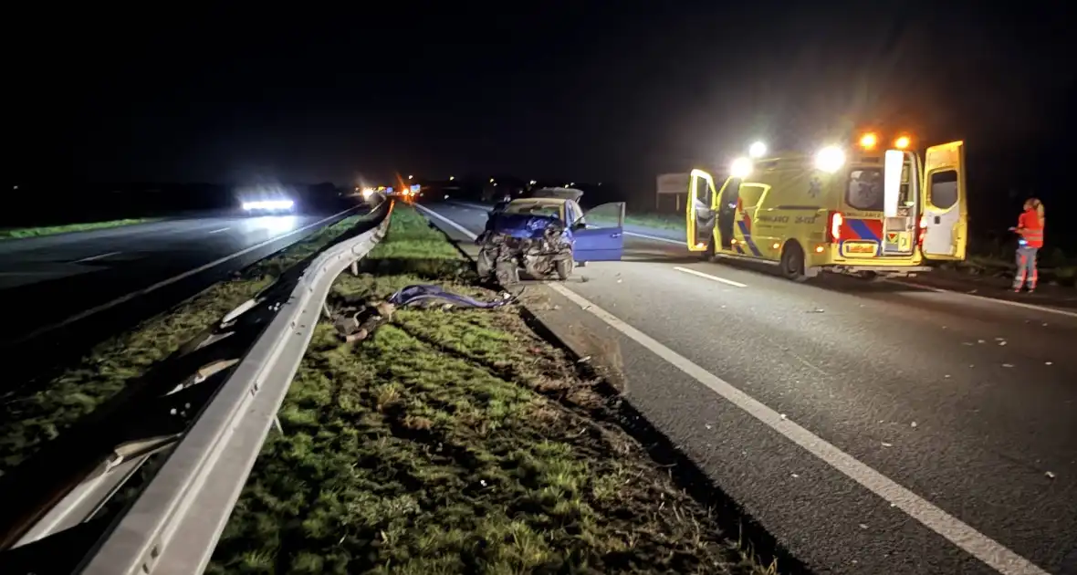 Ongeval met gewonde op snelweg