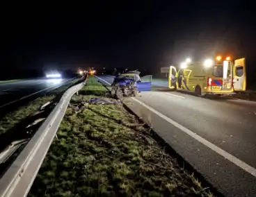 Ongeval met gewonde op snelweg