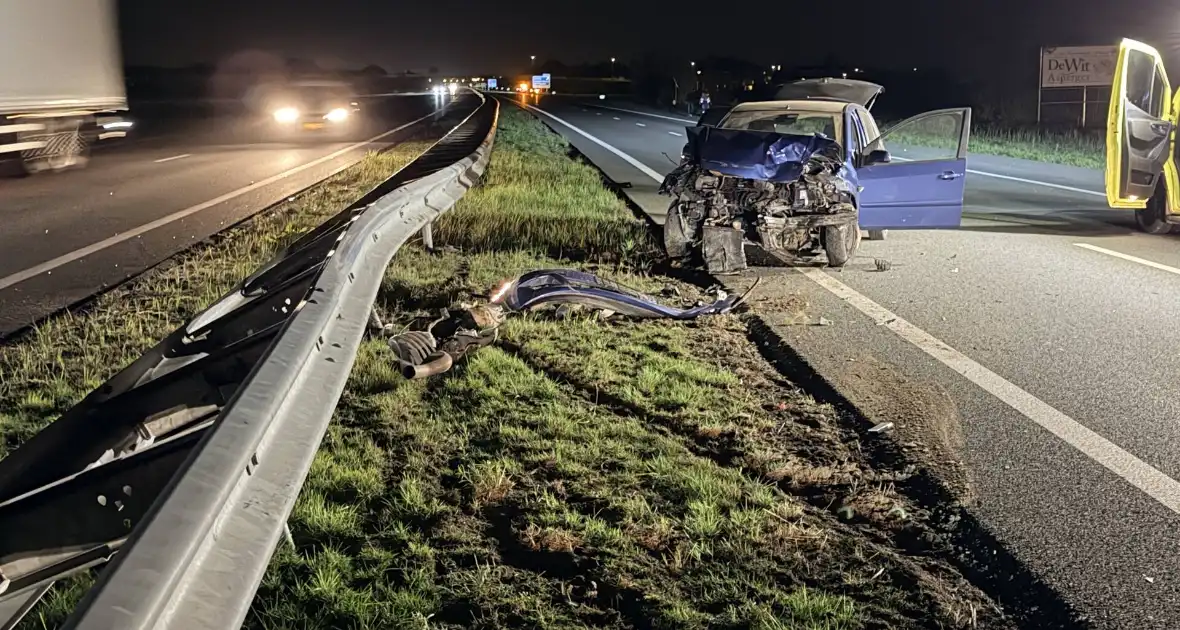 Ongeval met gewonde op snelweg - Foto 3