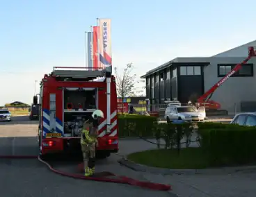 Brand in auto leidt tot snelle hulpverlening