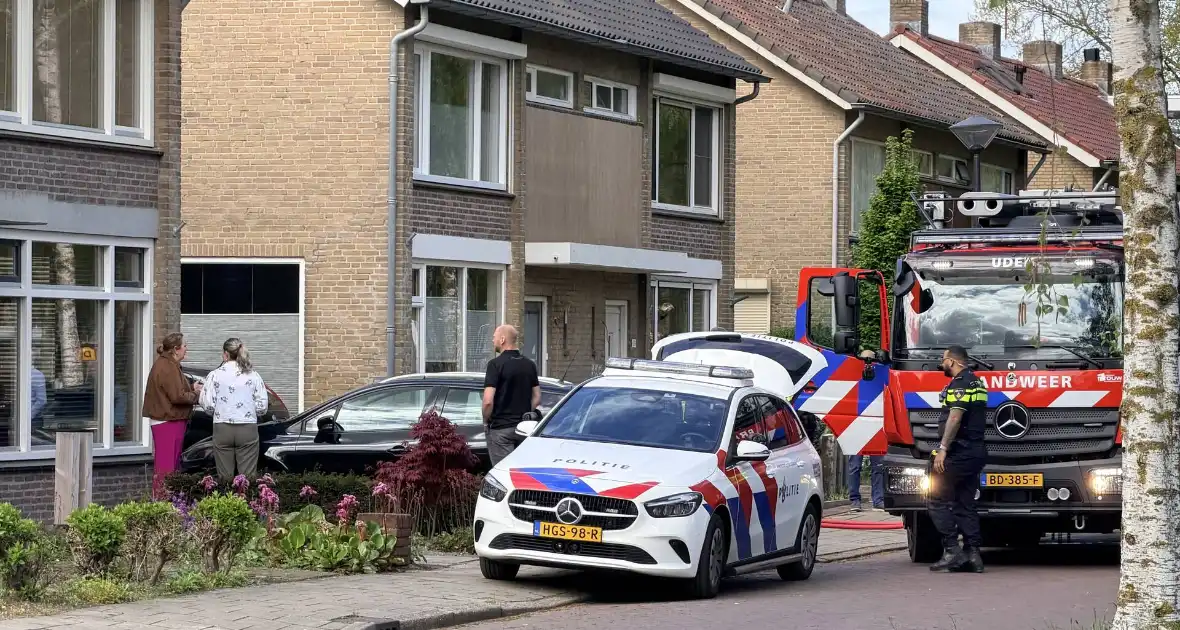 Buitenbrand slaat over naar schuurtje
