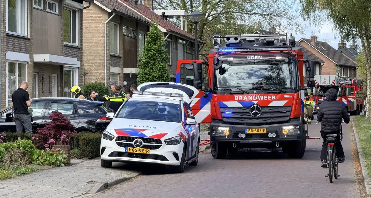 Buitenbrand slaat over naar schuurtje - Foto 1