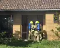 Brand in leegstaande woning snel onder controle
